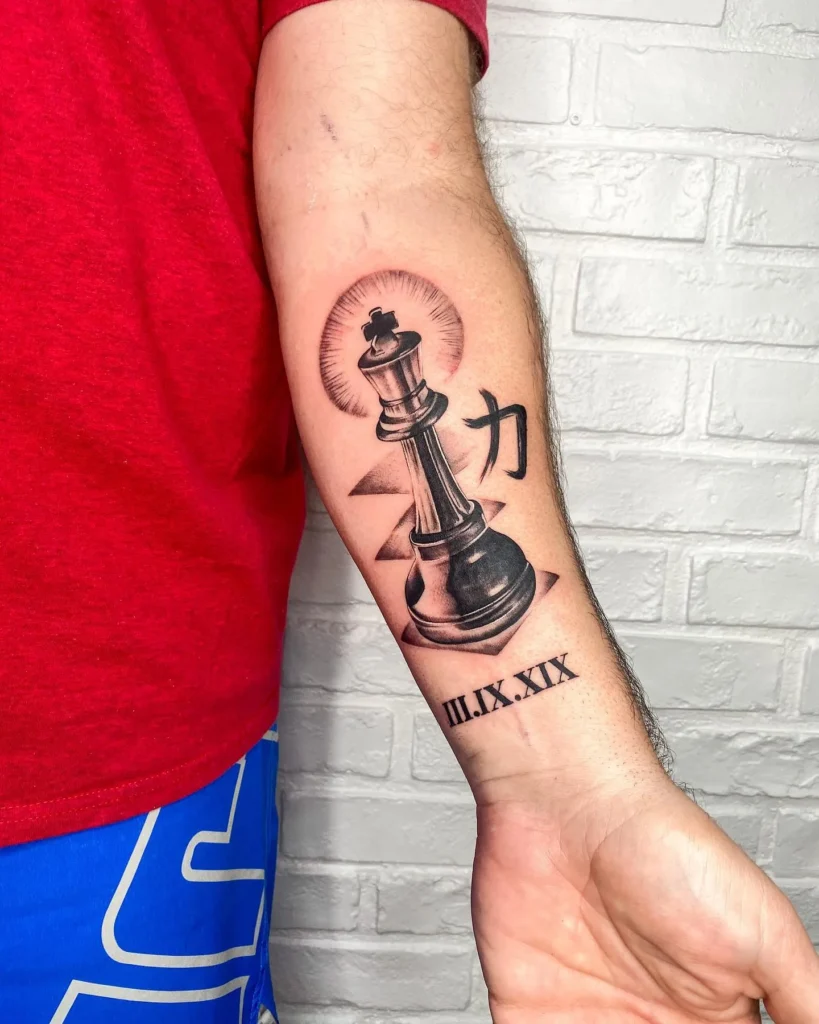 Chess Piece Tattoo