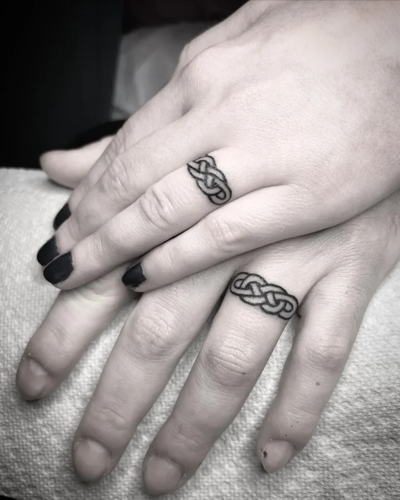 Finger Band Ring Tattoo