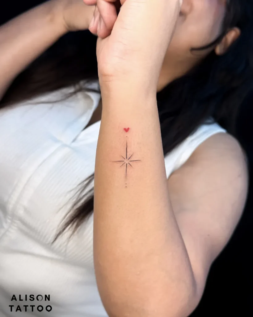 Sparkle Star Mini Tattoo