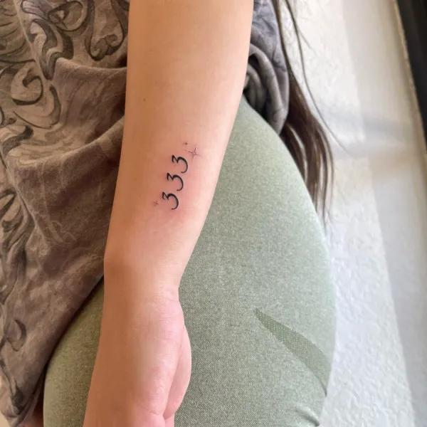 Angel Number Tattoo