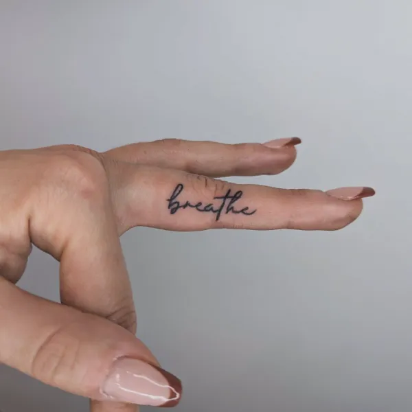 "Breathe" Tattoo