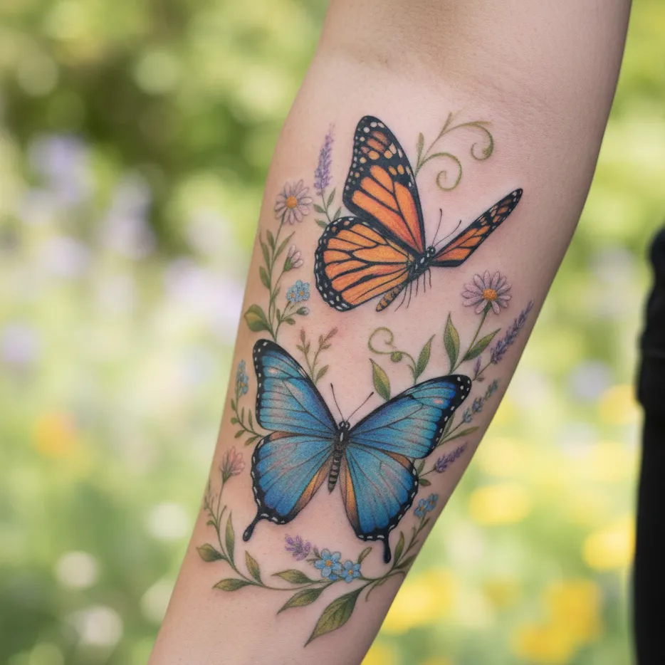 Butterfly + Wildflower Combo