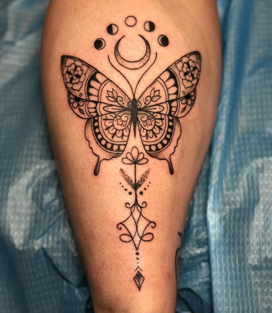 Butterfly With Mandala Designs