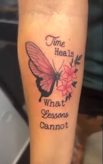 Butterfly With Motivational Quote