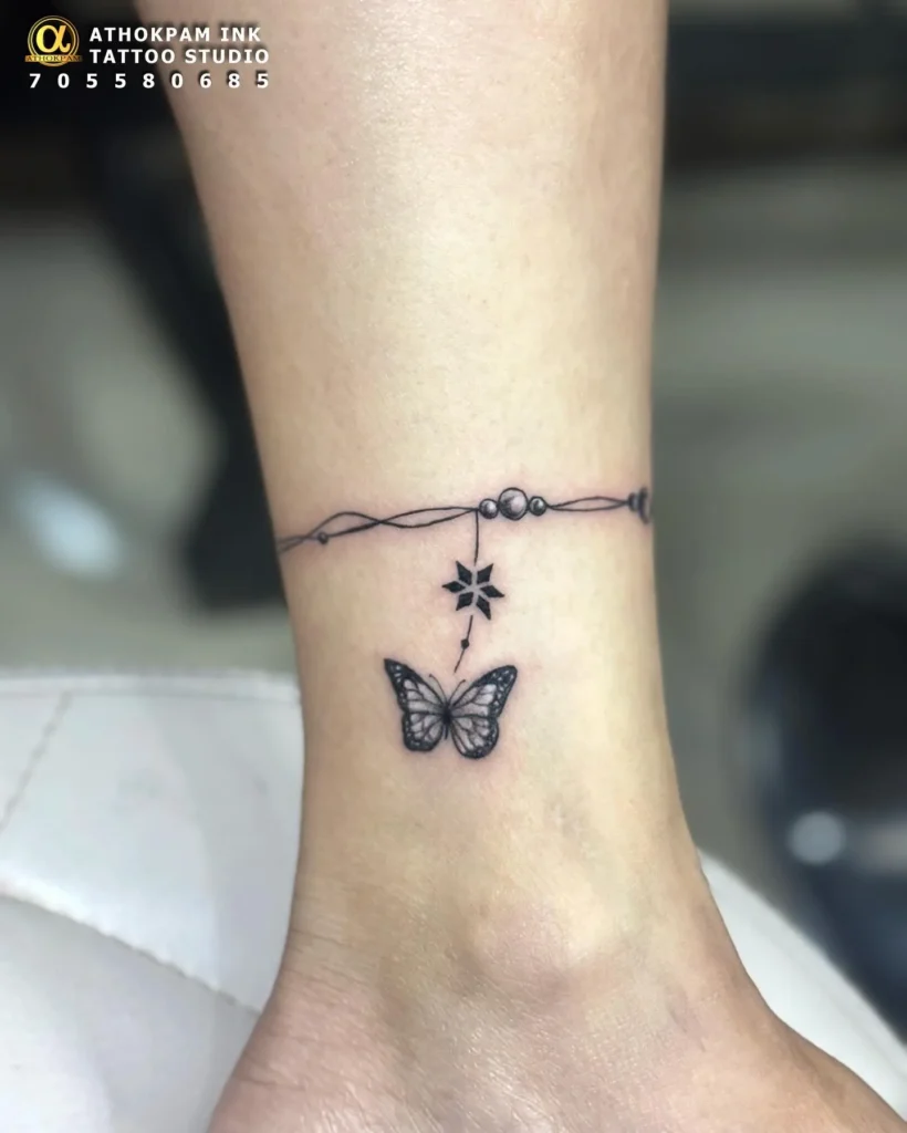 Butterfly Wrist Chain Designs