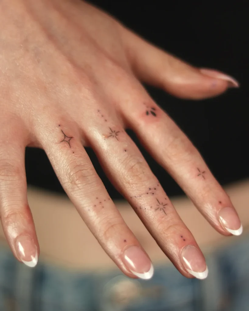 Dainty Star Tattoo