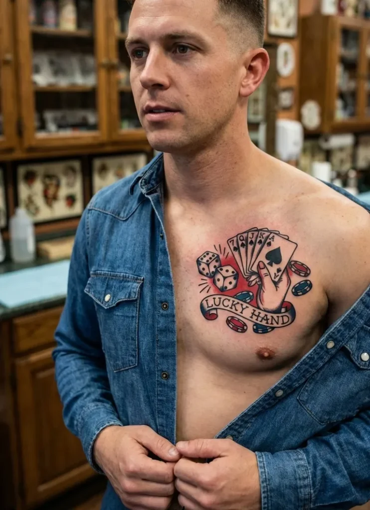 Dice and Cards Tattoo