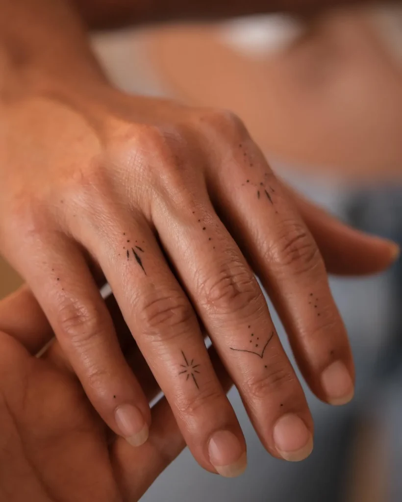 Dotwork Pattern Tattoo