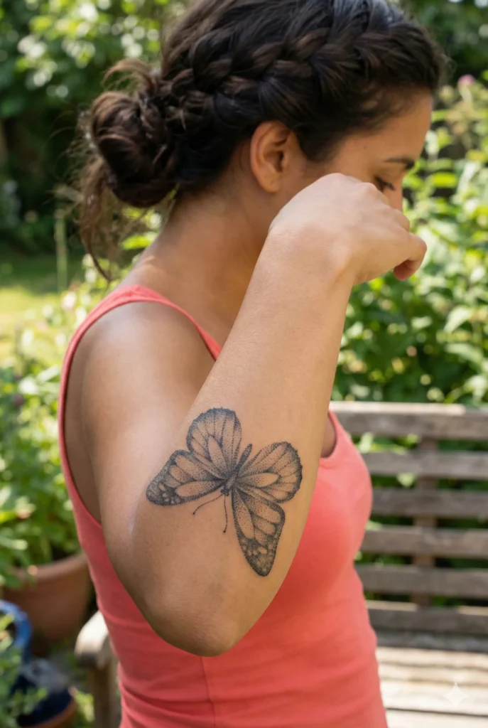 Dotwork / Pointillism Butterfly