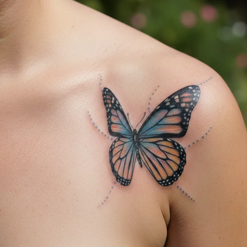 Floating Butterfly Design
