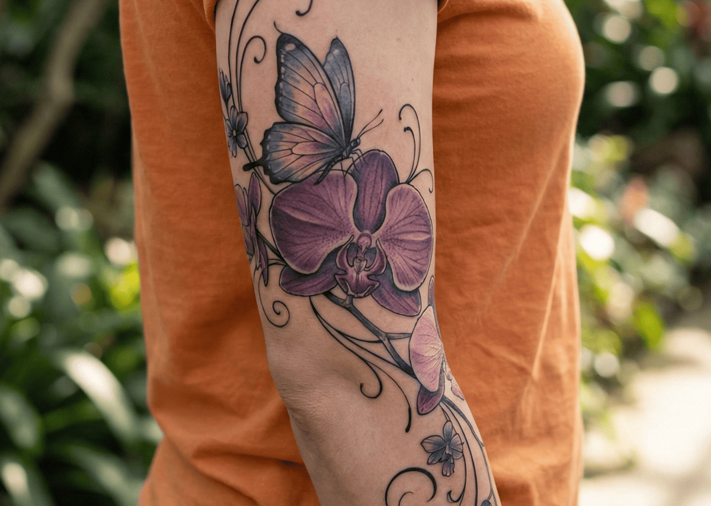 Floral Butterfly Tattoo Ideas