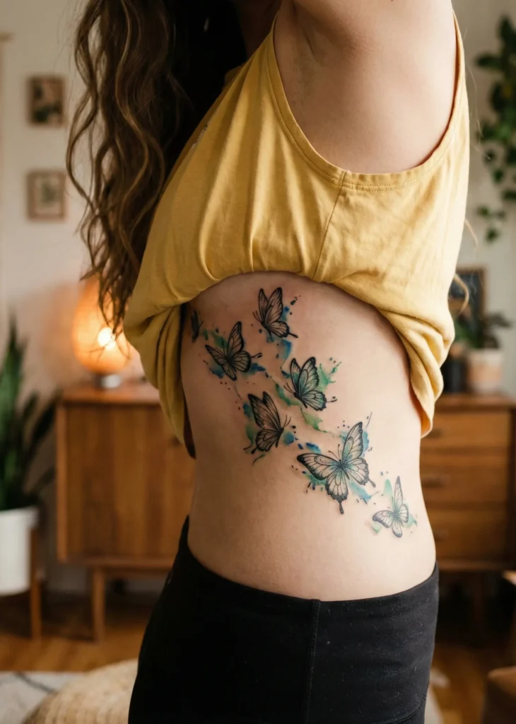 Flying Butterflies Across the Ribcage