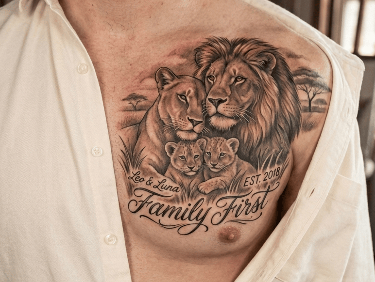 Lion Tattoo Ideas for Men That Show Power & Strength