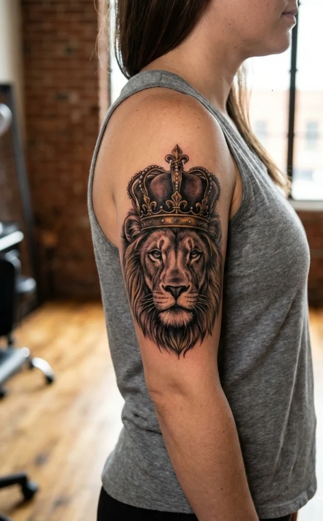 Lion with Crown