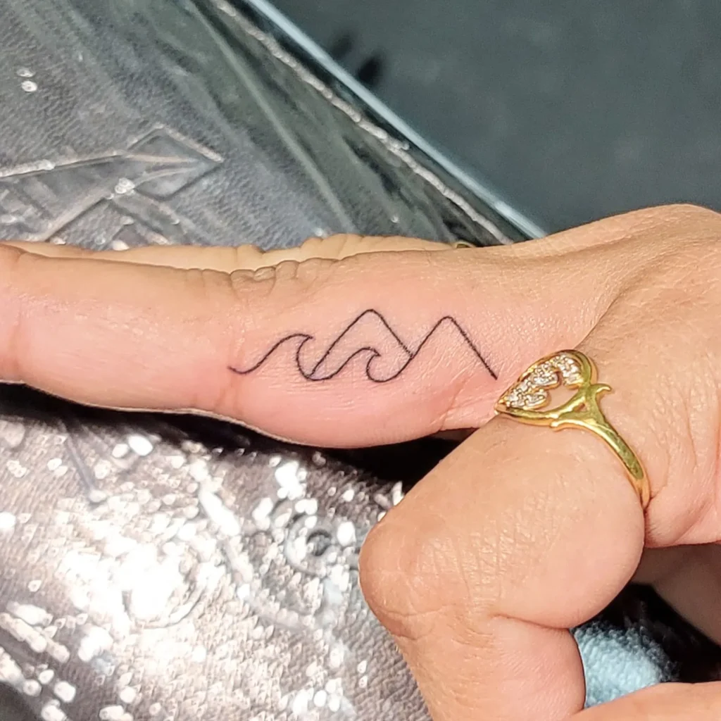 Mountain Line Tattoo