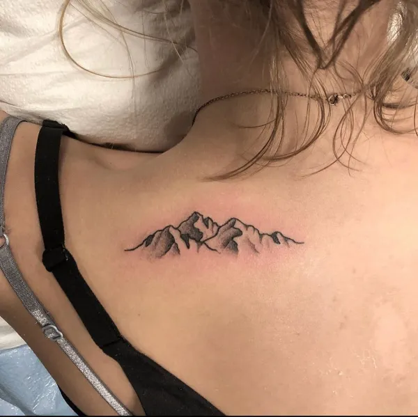  Mountain Silhouette Tattoo