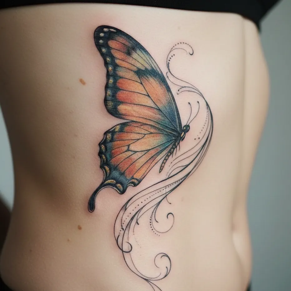 One-Wing Butterfly Design