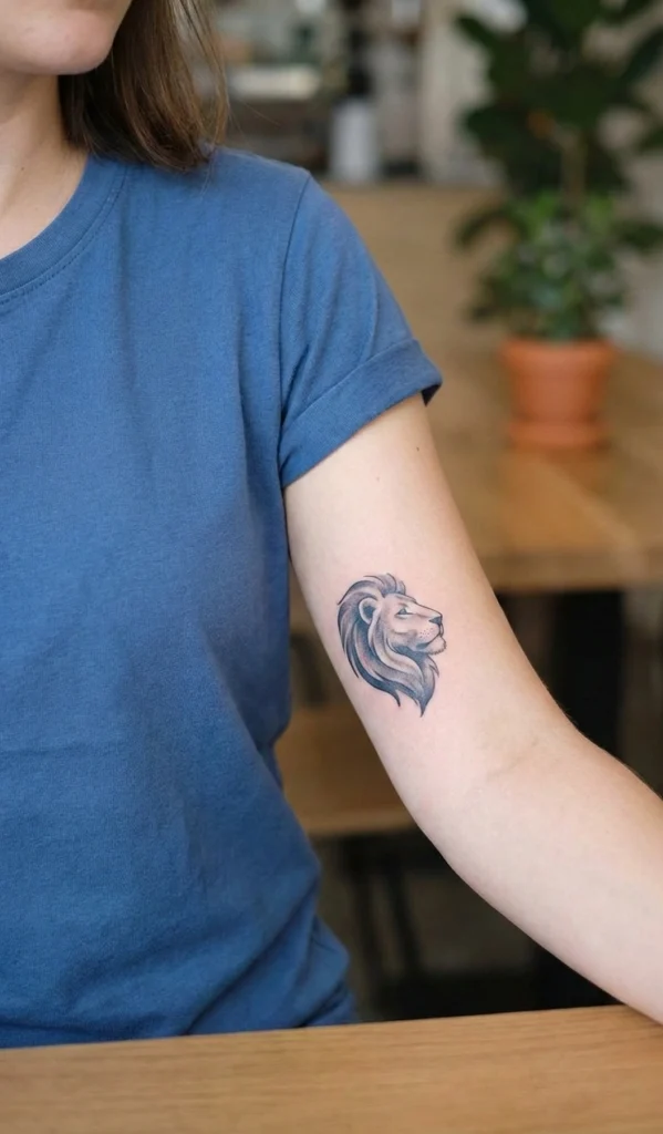 Small Side-Profile Lion