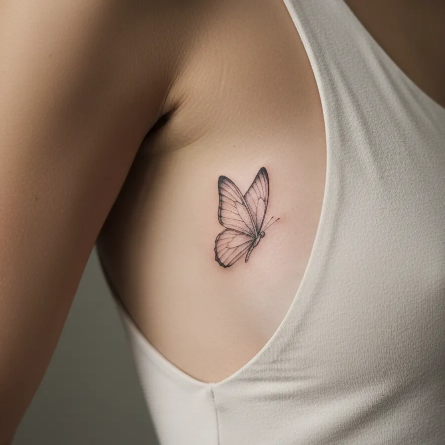 Small Side-View Butterfly