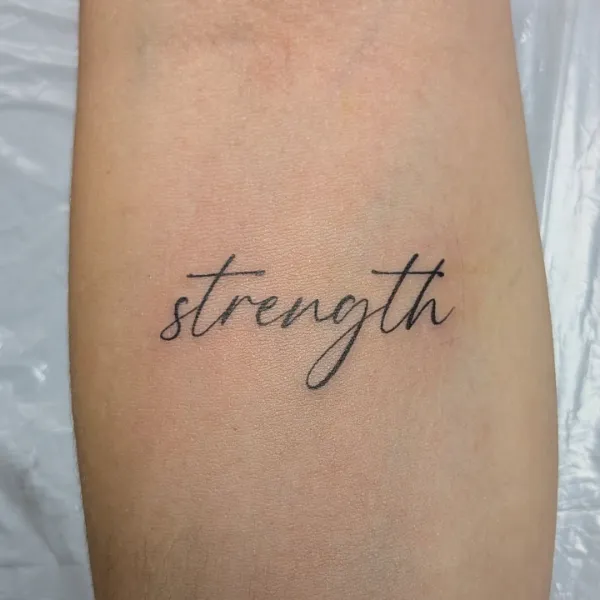 Strength" Tattoo