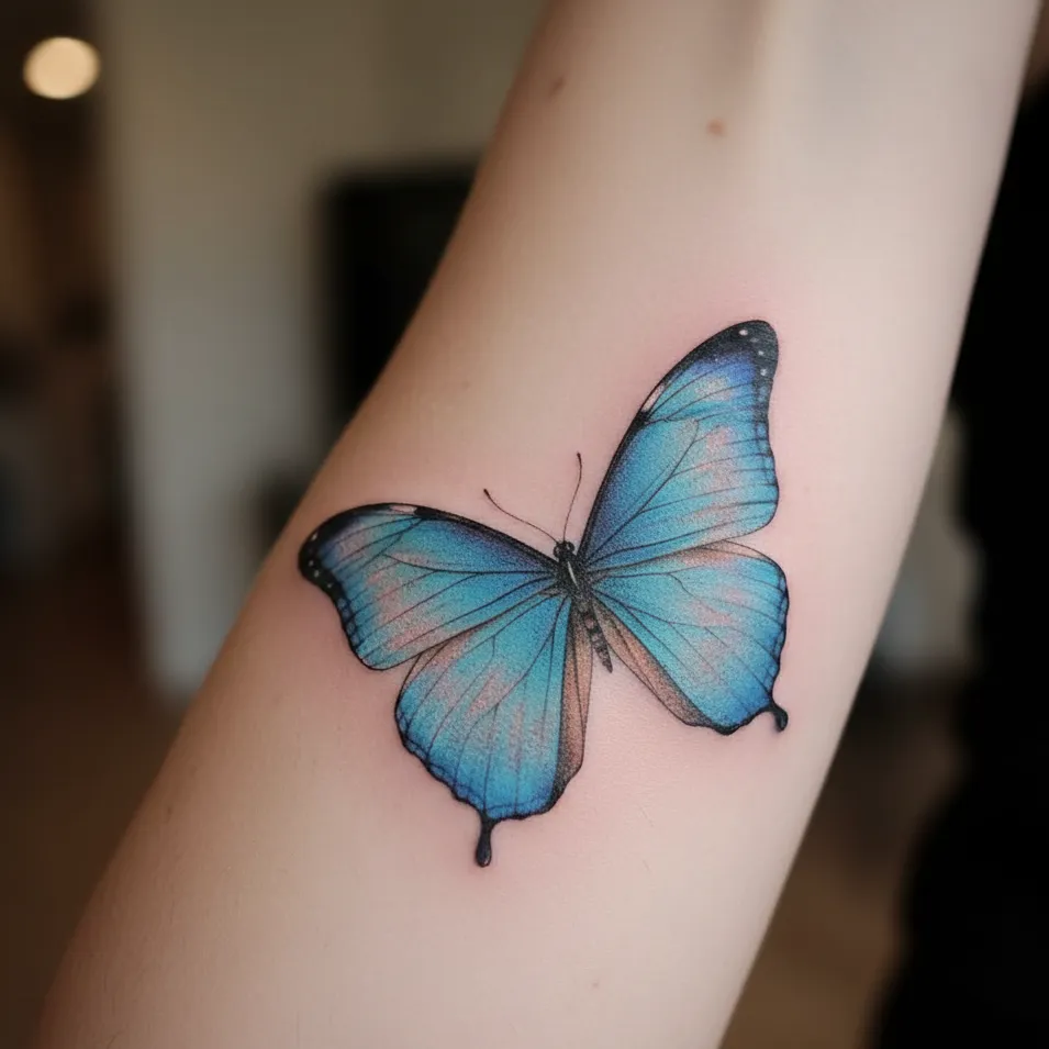 Thin-Wing Detailed Butterfly