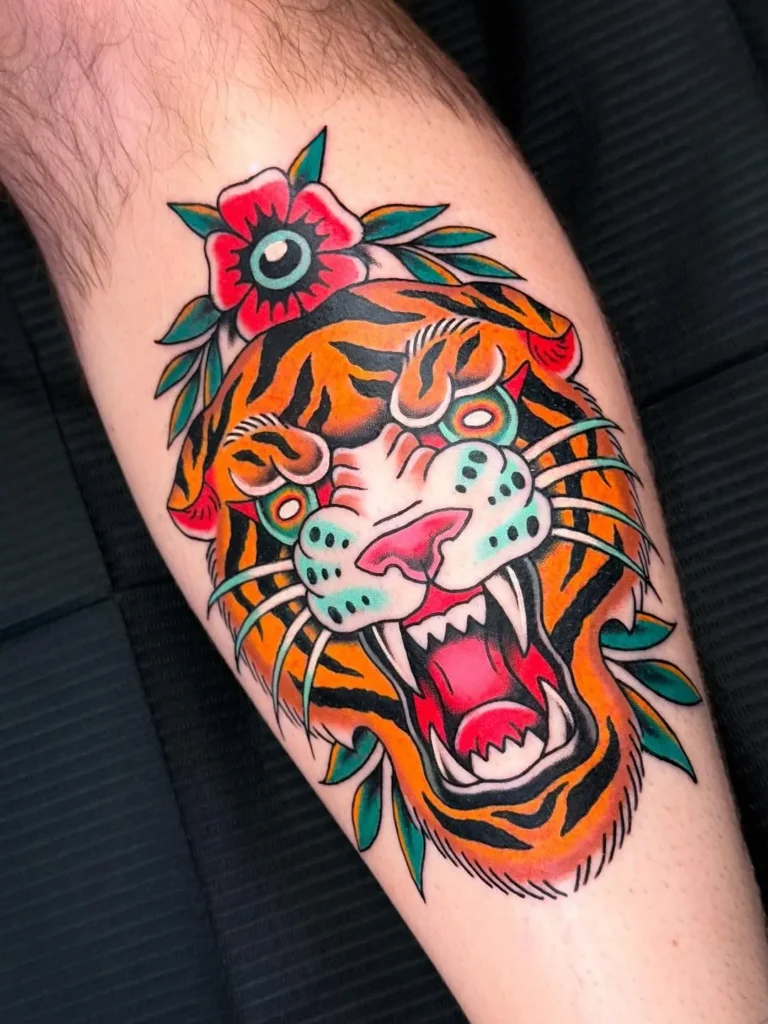 Tiger Head Tattoo