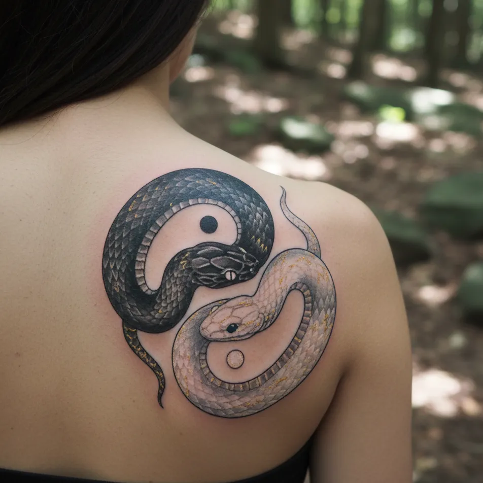 Yin-Yang Snake Pair