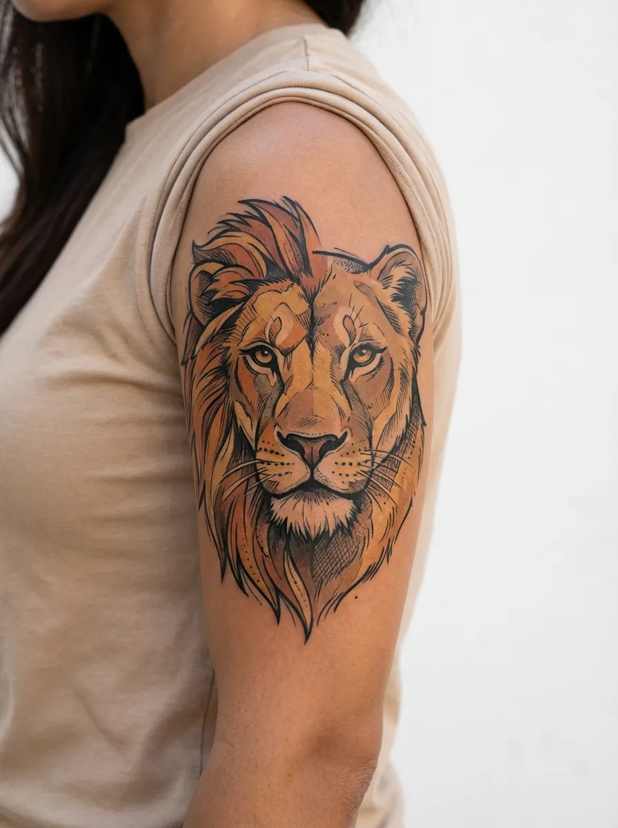 Lion Tattoo Design