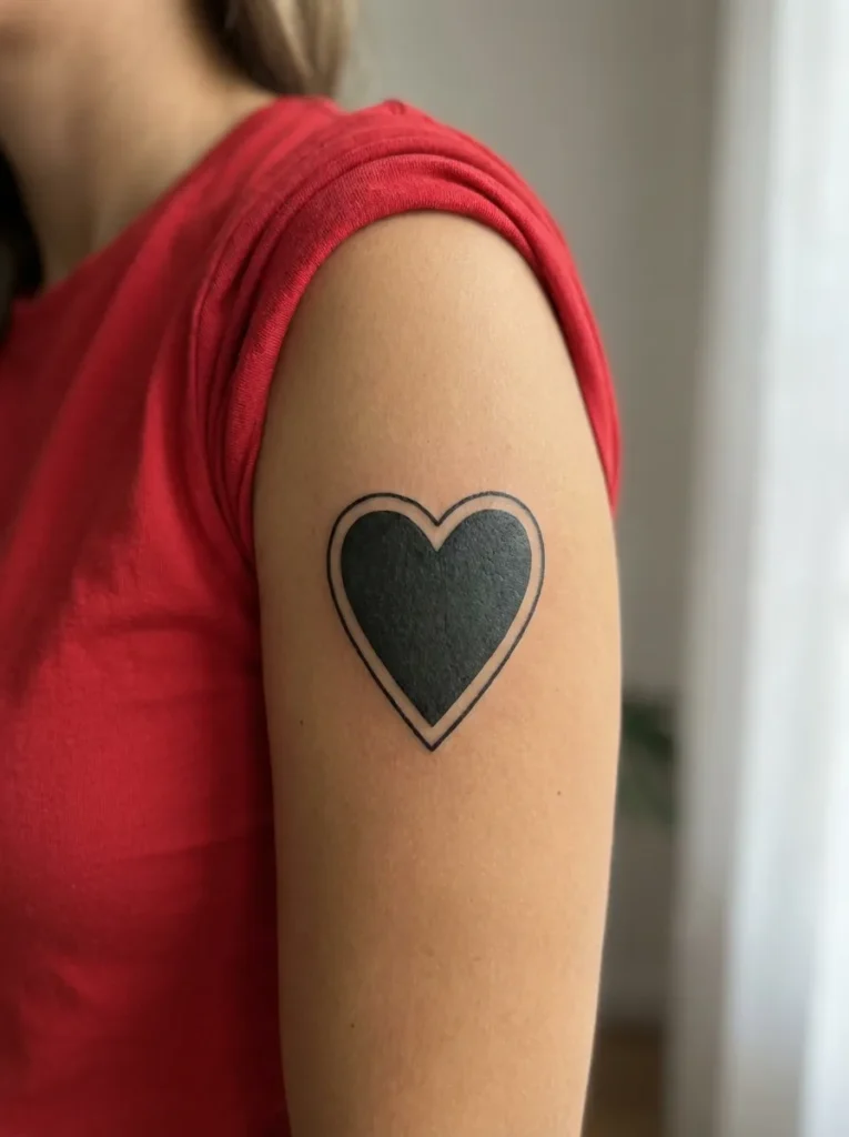 Black Heart Tattoo