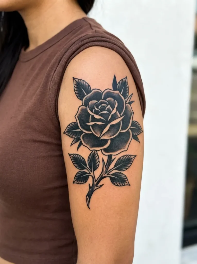 Black Rose Tattoo