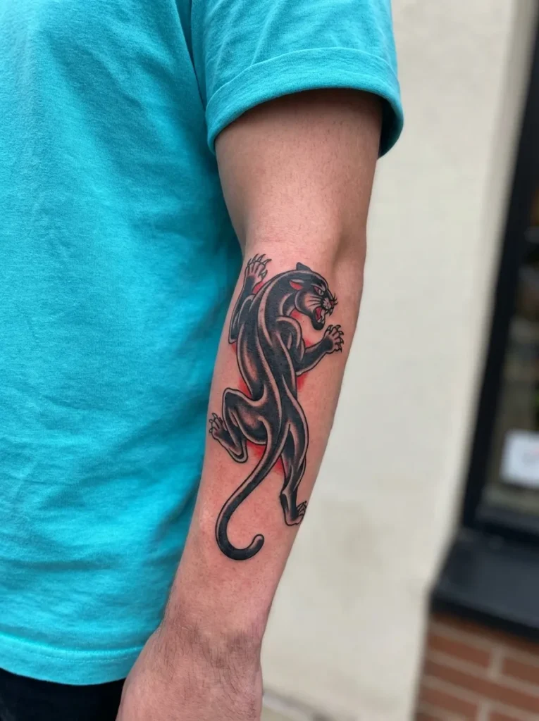 Crawling Panther Tattoo