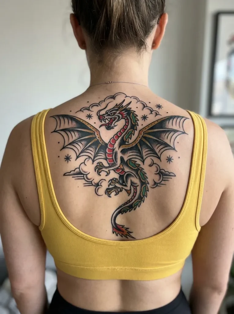 Flying Dragon Tattoo