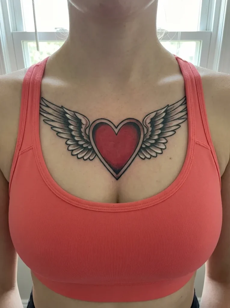 Winged Heart Tattoo