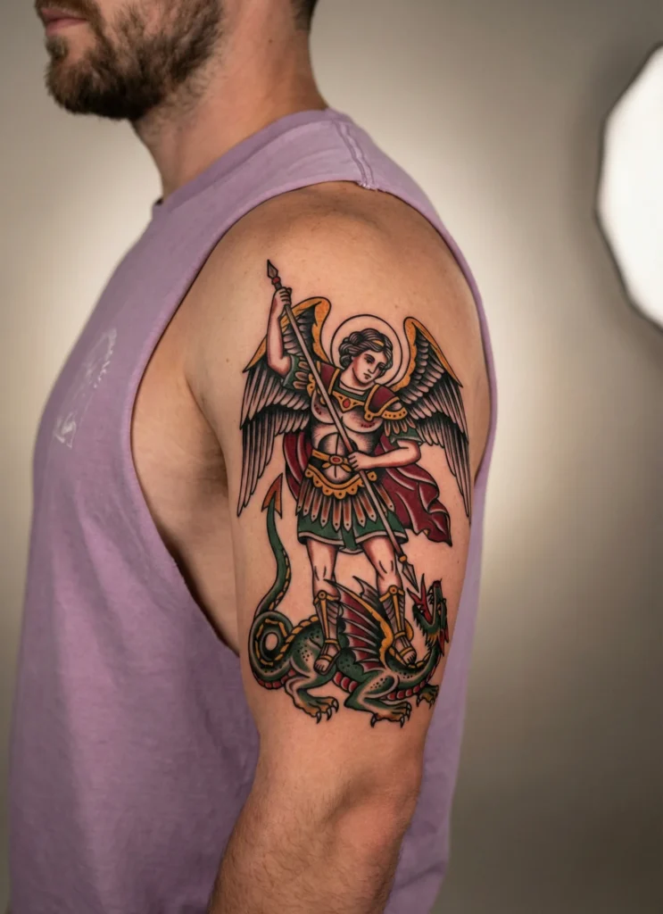 Archangel Michael Tattoo