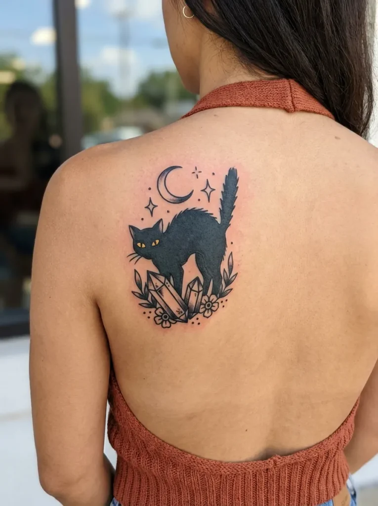 Black Cat Tattoo