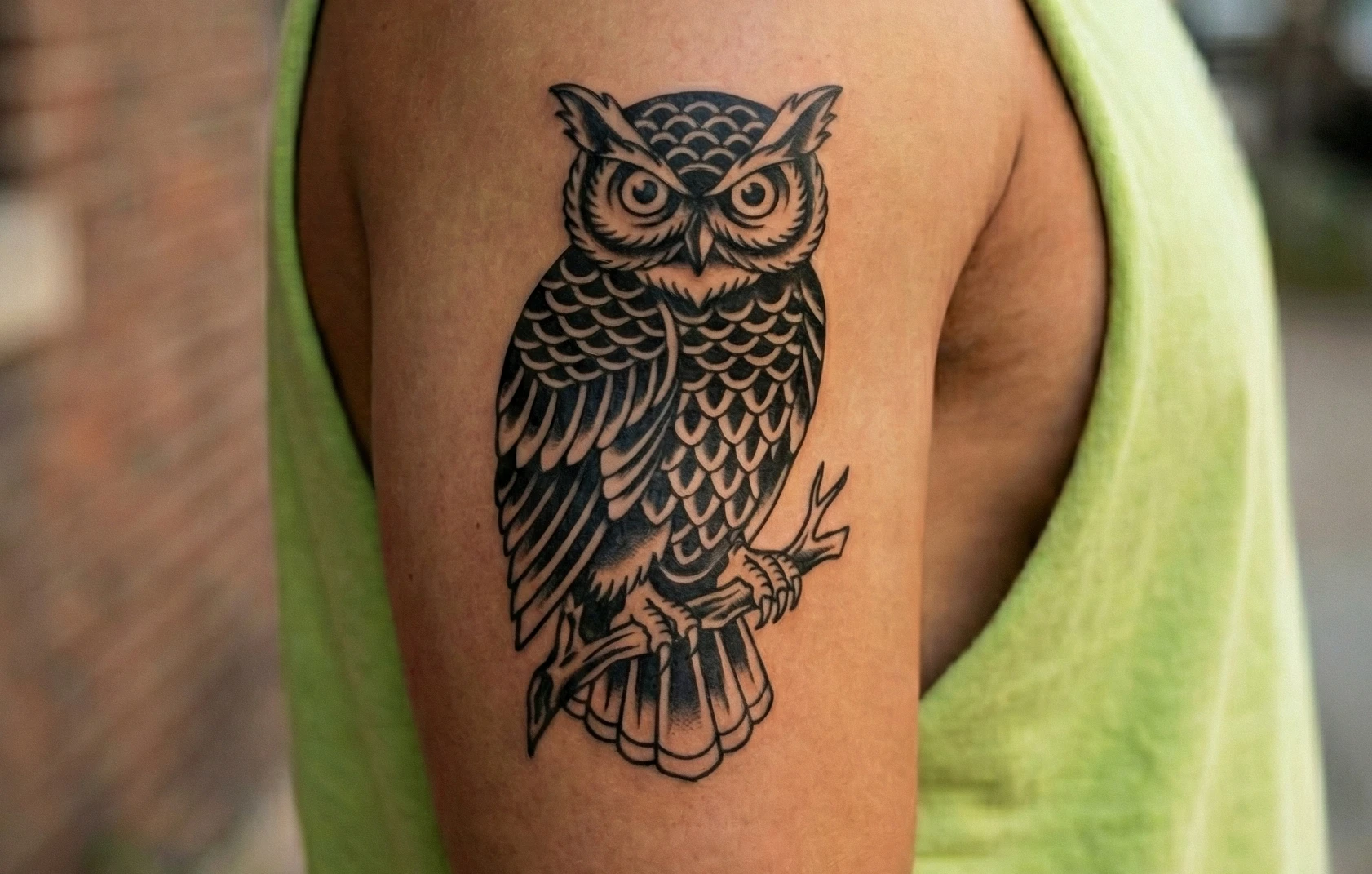 Black Ink American Traditional Tattoos