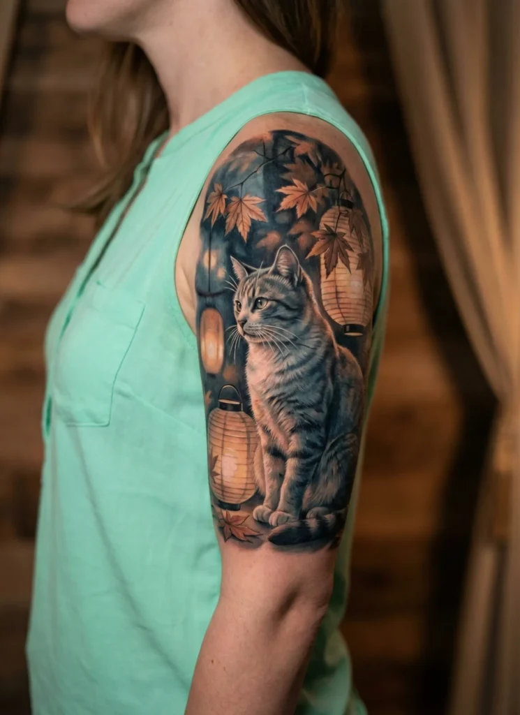 Cat and Lantern Festival Theme