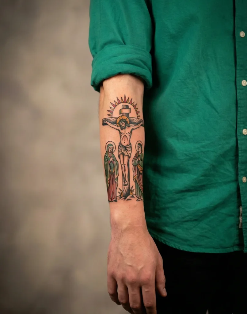 Crucifixion Scene Tattoo