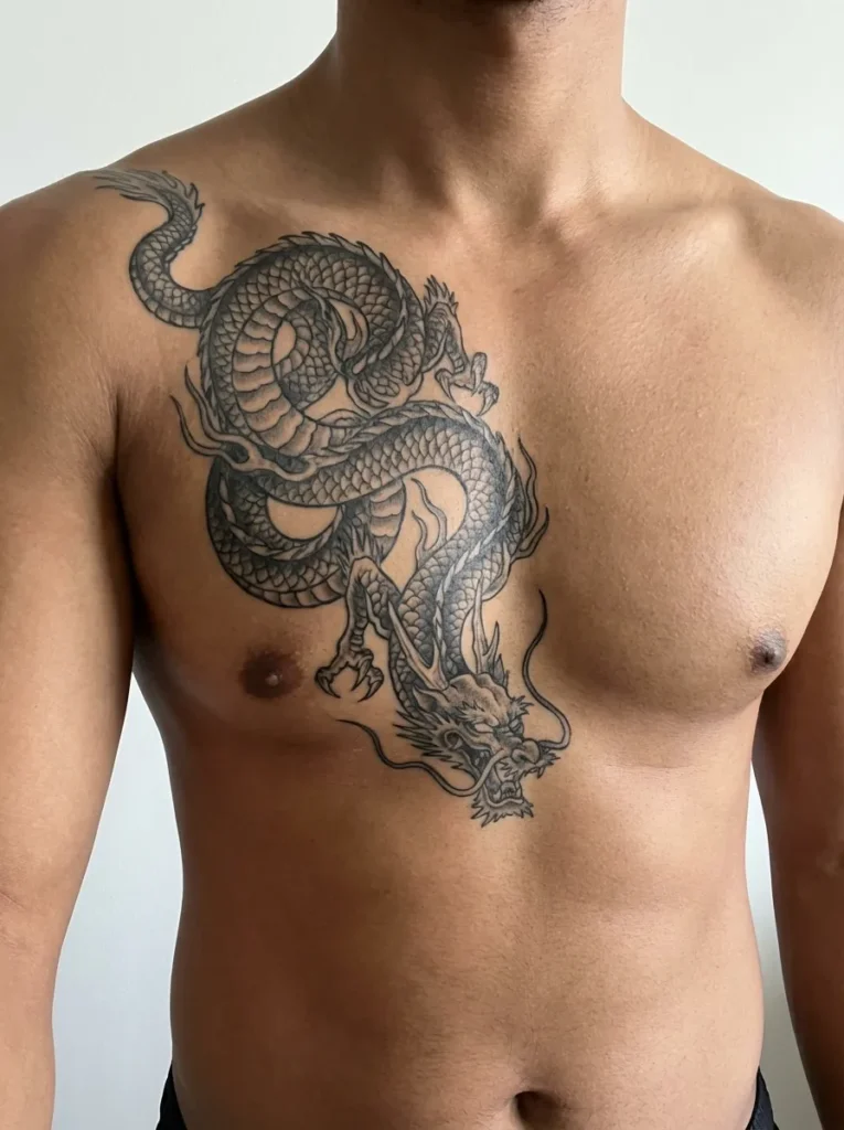 Descending Dragon Composition