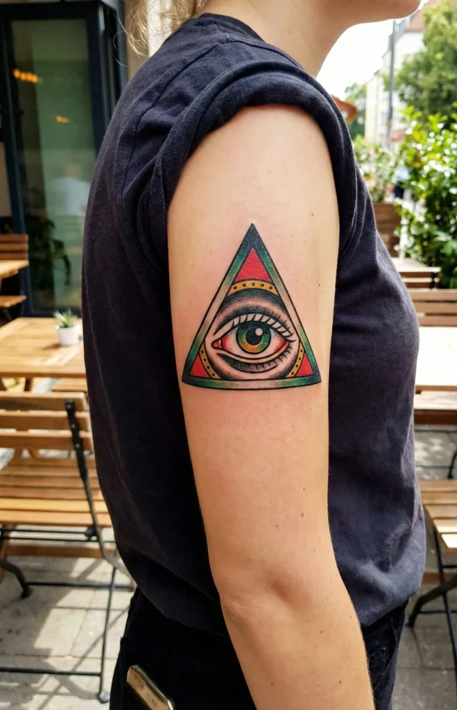 Eye in Triangle Tattoo