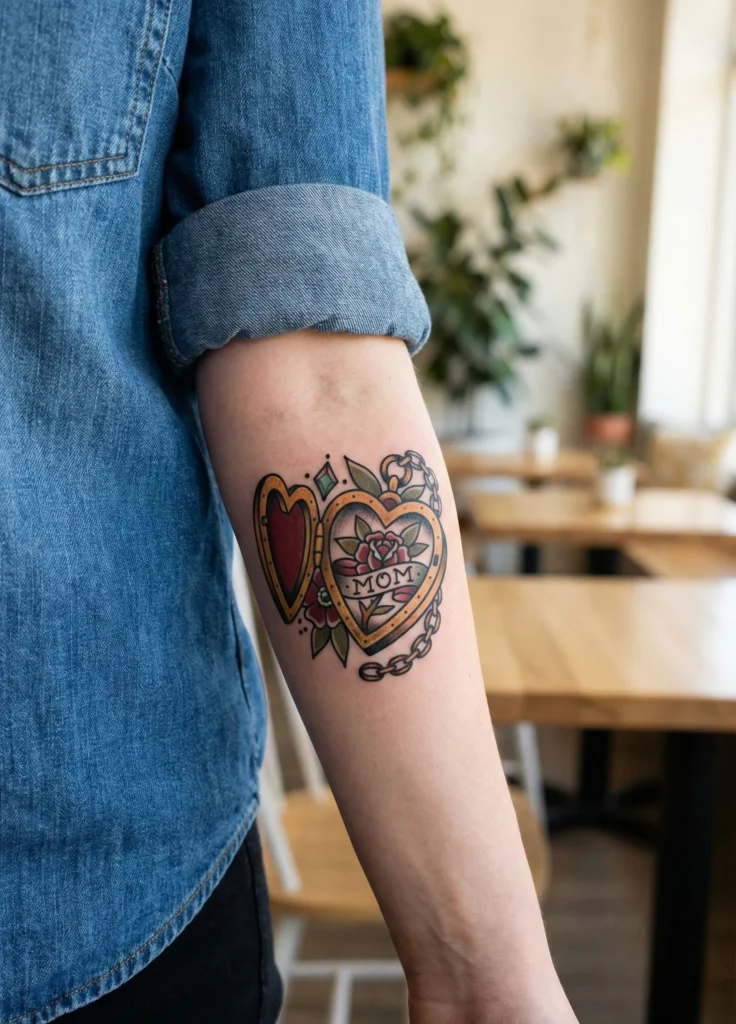 Heart Locket Tattoo