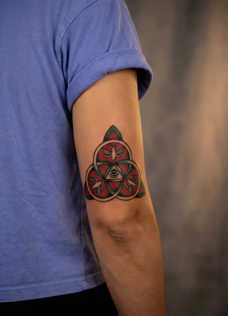Holy Trinity Symbol Tattoo