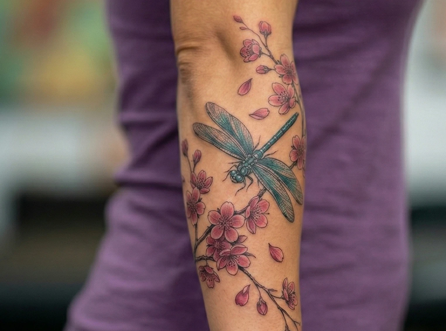 Japanese Cherry Blossom Tattoos