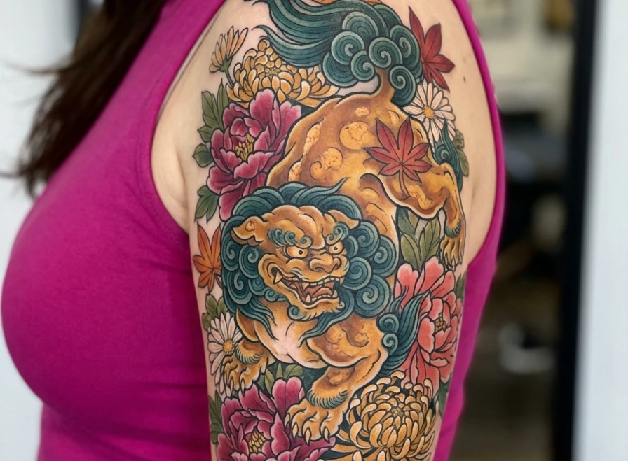 Japanese Colorful Tattoos