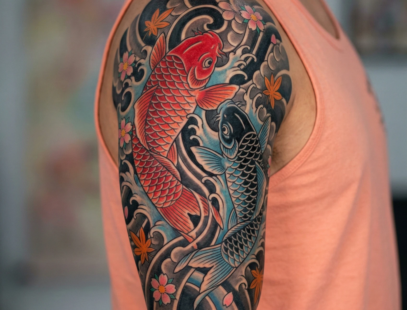 Japanese Koi Fish Tattoos