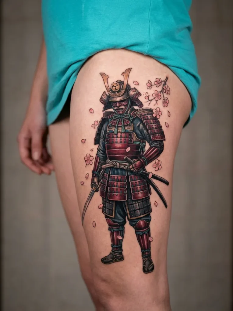Japanese Samurai Warrior Leg Piece