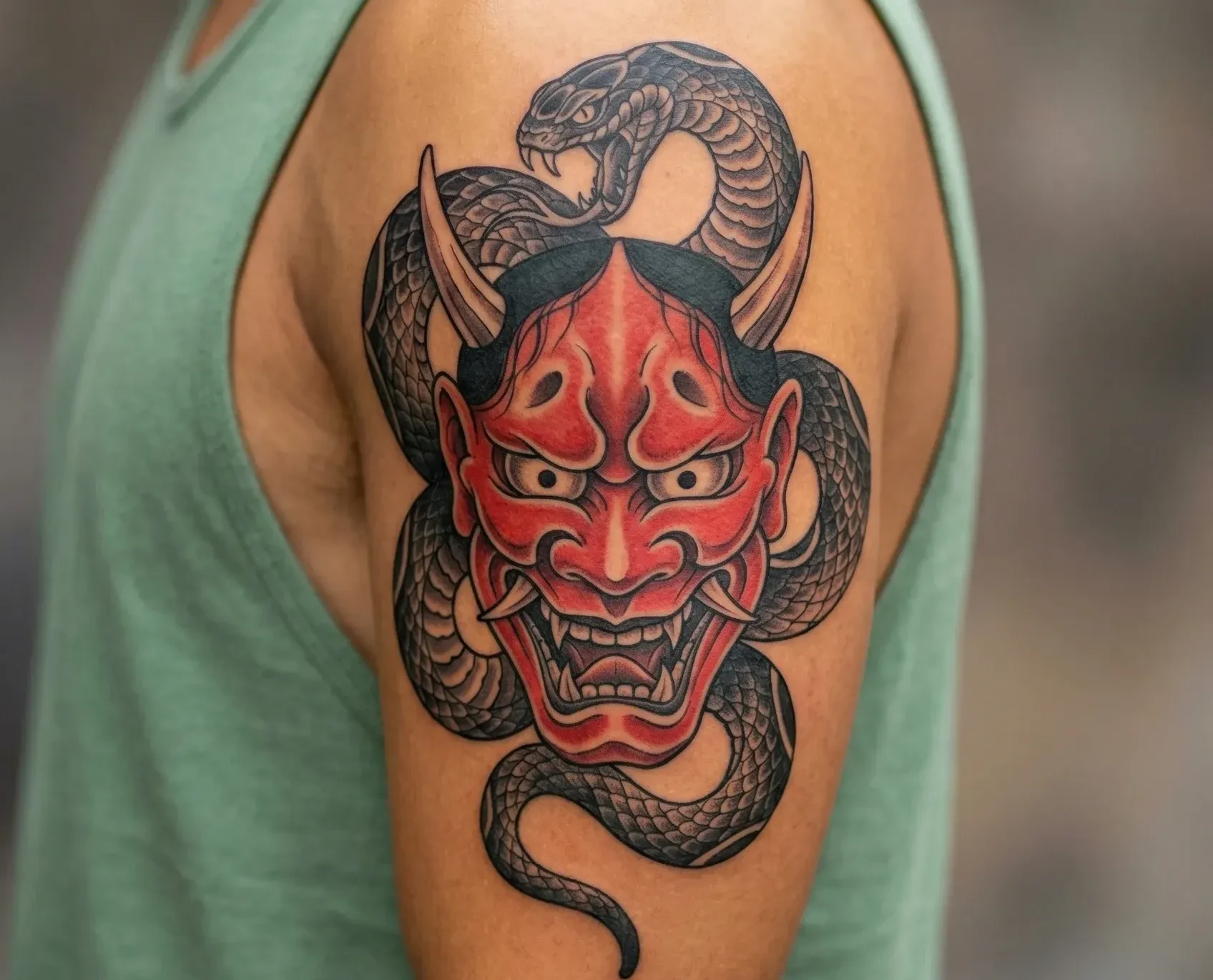 Japanese Snake Tattoos