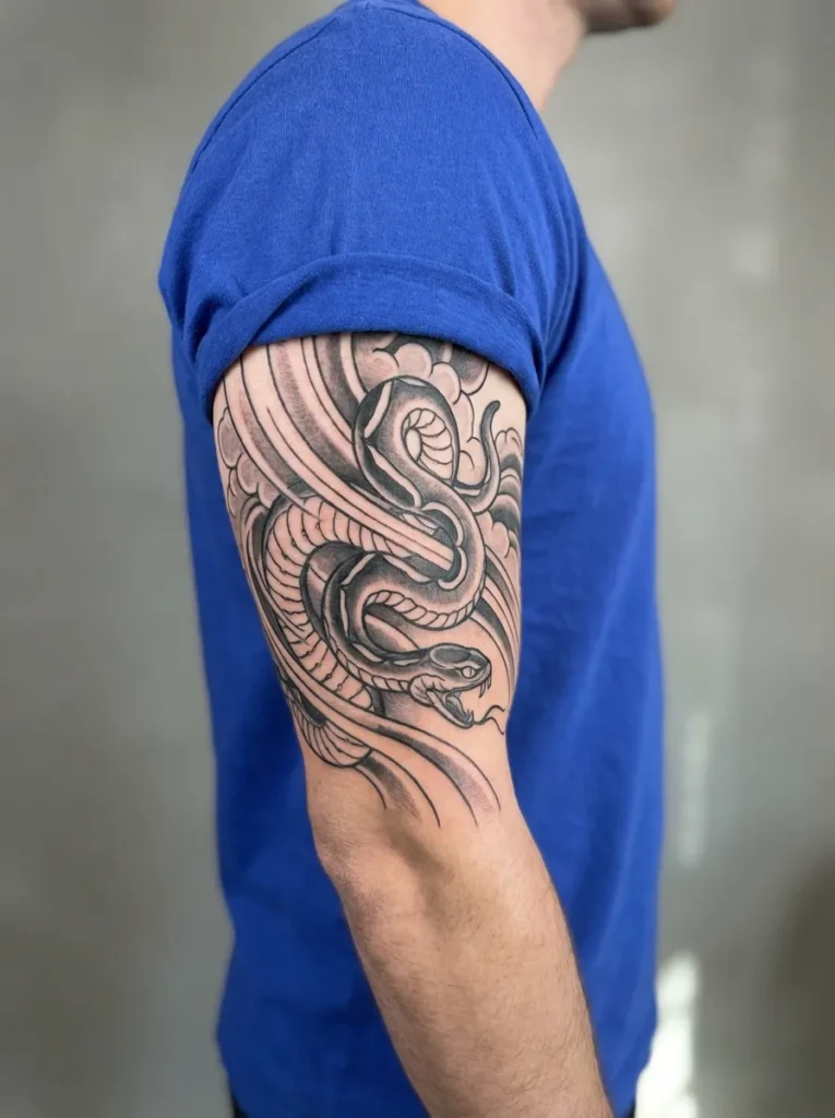 Japanese Snake with Wind Bars