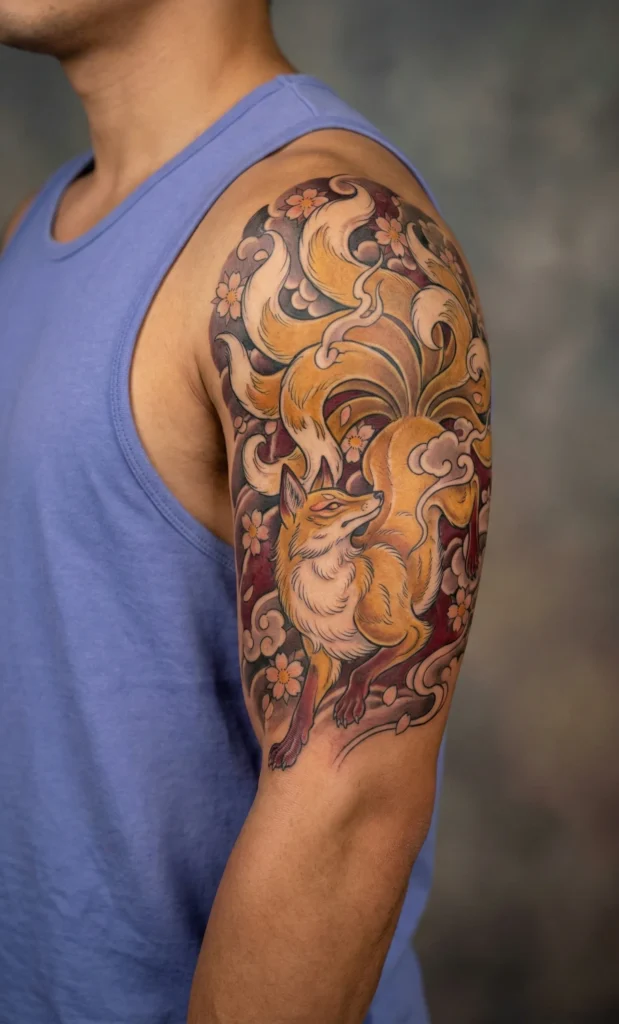 Kitsune Fox Tattoo