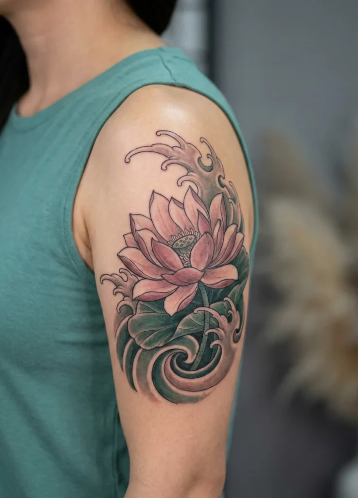 Lotus Flower Tattoo